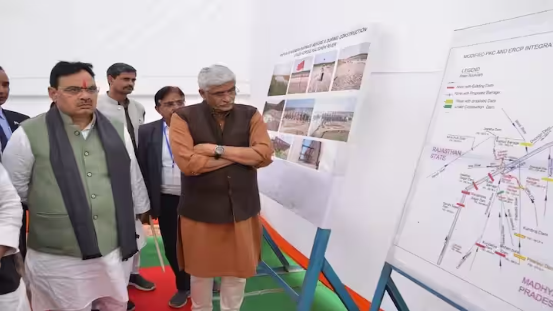 Rajasthan CM inspects dam project, says it will benefit 13 districts.