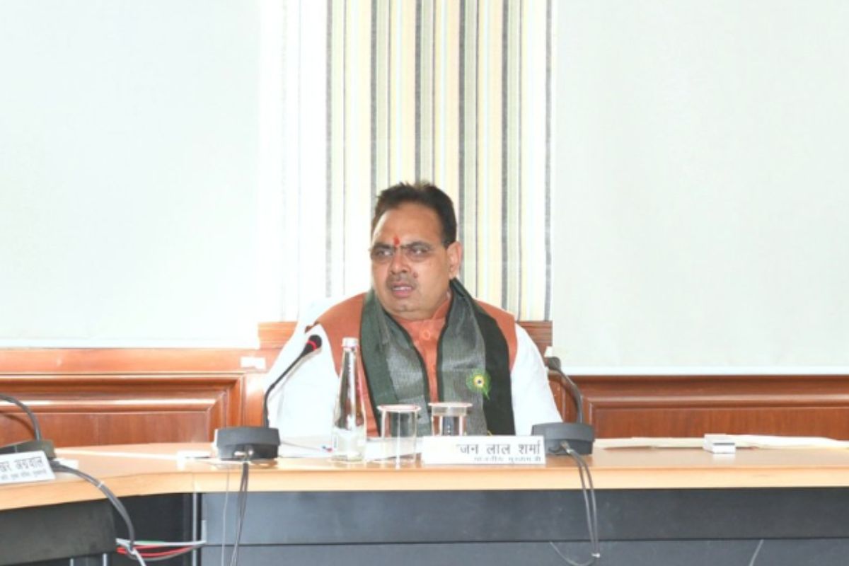 CM Bhajanlal Sharma Holds Review Meeting with Education Department