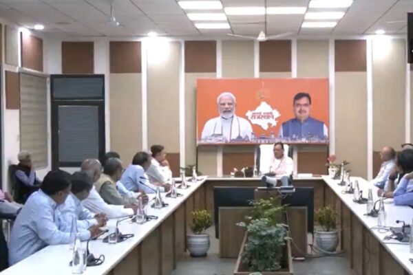 Rajasthan CM Bhajanlal Sharma Meets Bar Council Executives in Jaipur to Discuss Legal Reforms